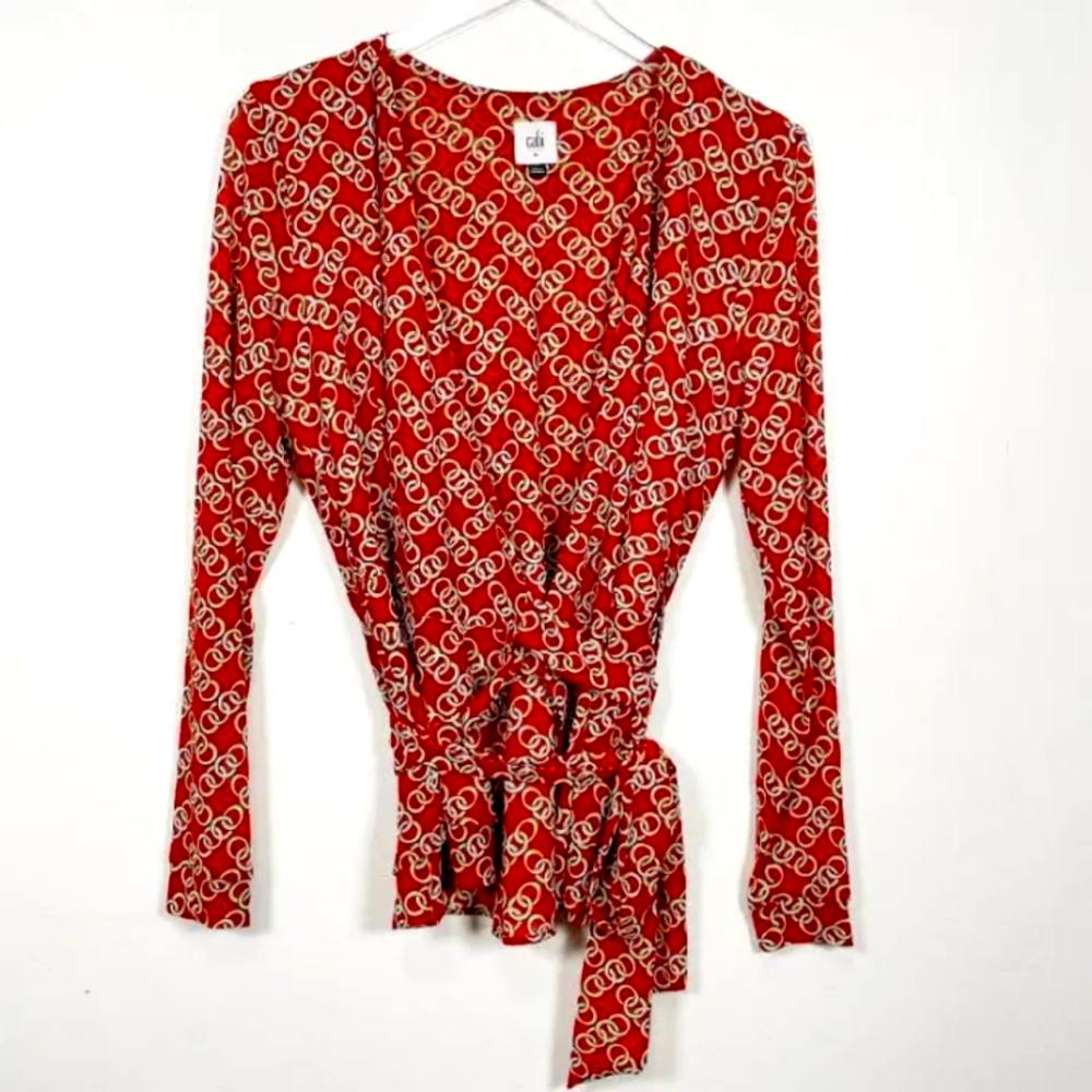 CAbi Ringleader Wrap Top XXL